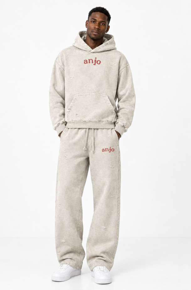 MAISON CREME WIDE-LEG SWEATPANTS