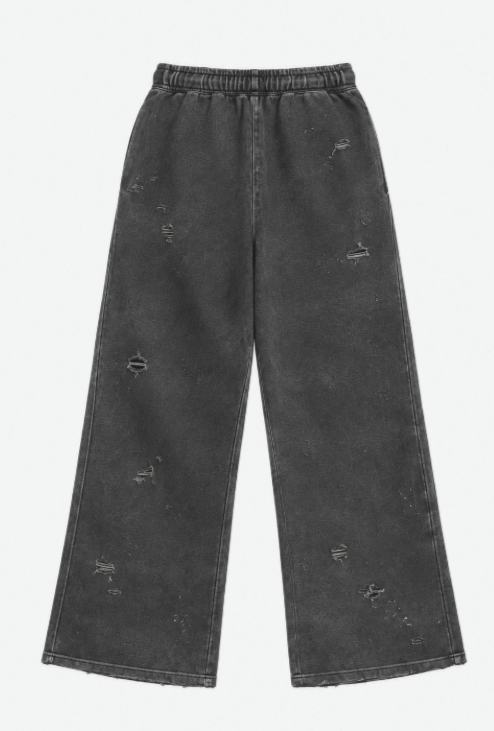 NOIR WIDE-LEG SWEATPANTS