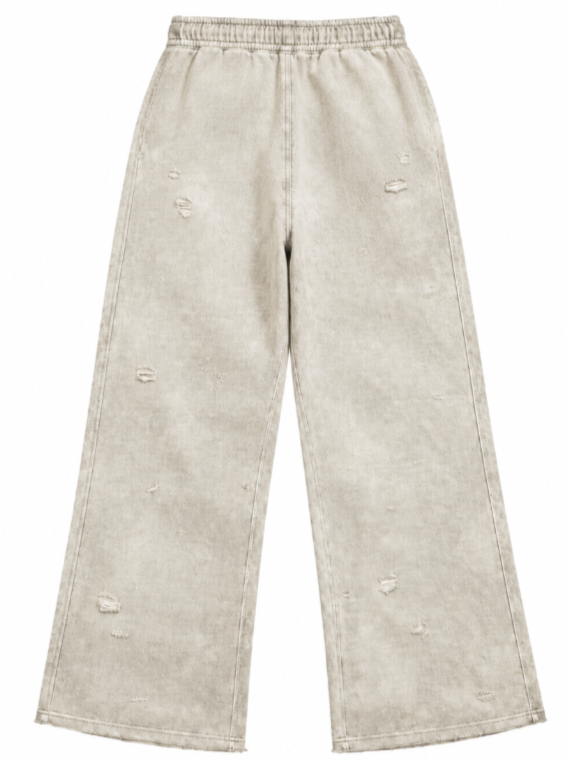 MAISON CREME WIDE-LEG SWEATPANTS