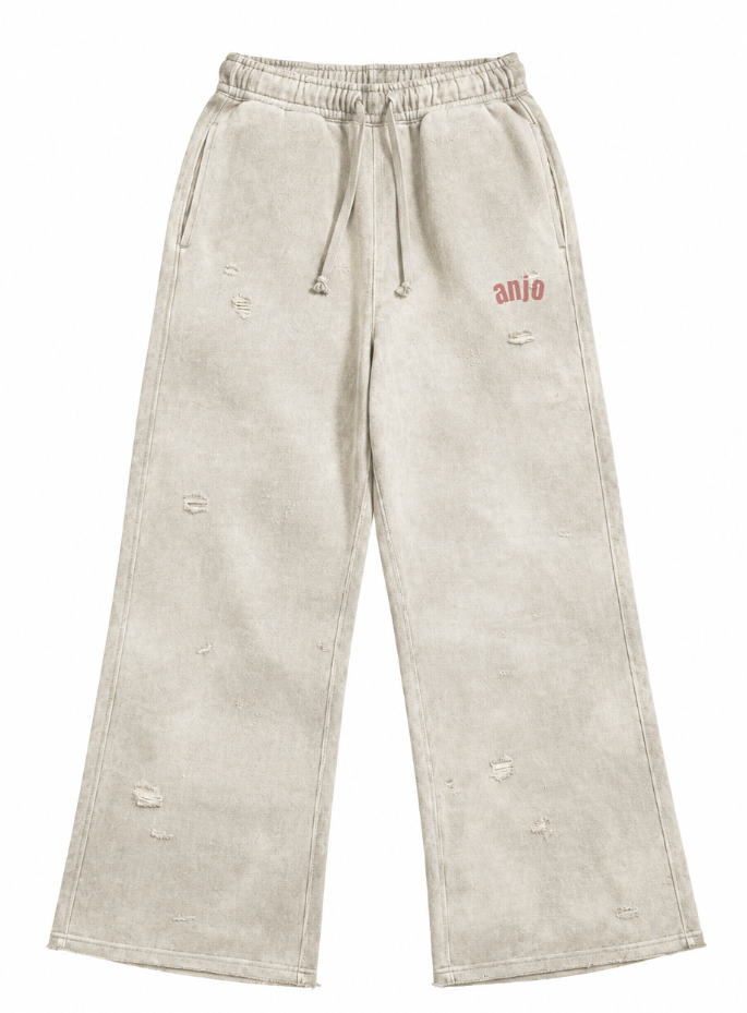 MAISON CREME WIDE-LEG SWEATPANTS