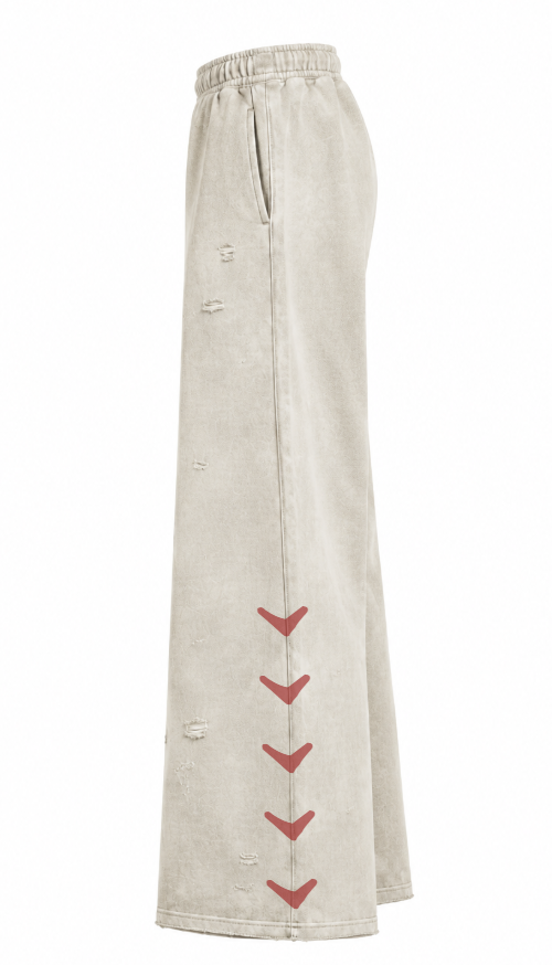 MAISON CREME WIDE-LEG SWEATPANTS